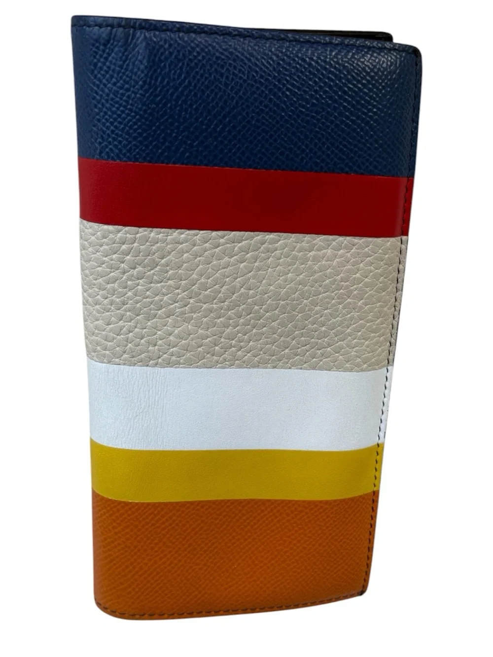 Dolce & Gabbana Multicolor Striped Bifold Long Wallet